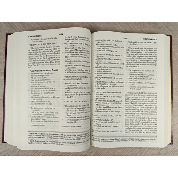 The Passages Of Life Bible New King James Version NKJV Hardcover Red - Picture 6 of 11